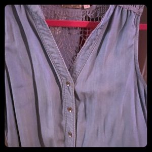 Holding Horses Chambray Tank. Anthropologie